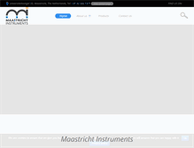 Tablet Screenshot of maastrichtinstruments.nl